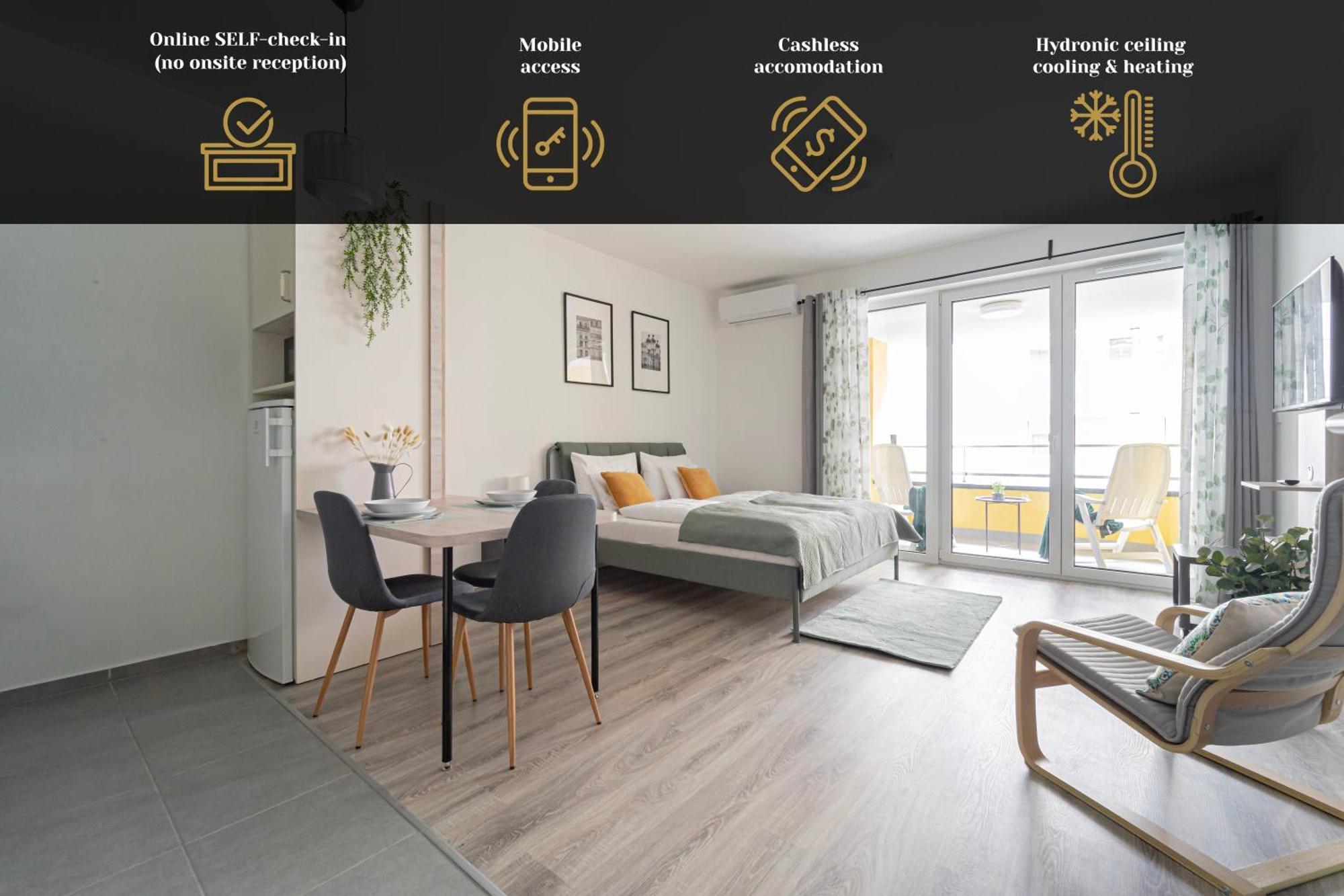Westside Garden Apartments By Urbanrent ブダペスト エクステリア 写真